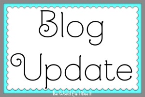 Blog Update