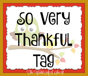 So Very Thankful Tag